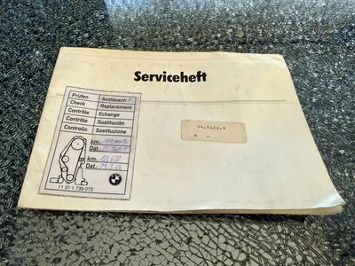 Original BMW E30 316 Limousine Granitsilber Metallic Serviceheft-Seltenheit-M3- - Bild 1 von 4