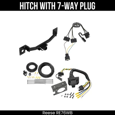 Enganche de remolque + cableado de 7 vías para Cadillac XT4 84266 19-25 receptor de 2" clase 3 Foto 1 de 4