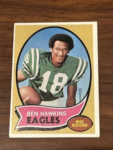 1970 Topps Football Ben Hawkins #98 Philadelphia Eagles 1970BH3 - Foto 1 di 2
