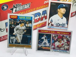 2025 Topps Heritage Baseball BASE #1-200 Complete your set - YOU PICK! 🔥 - Picture 1 of 1