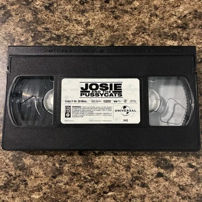 Josie and the Pussycats 2001 VHS Tape Rachael Leigh Cook Tara Reid PG-13 Edition - Image 1 of 4