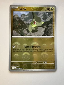Pokemon - Axew (Poke Ball Pattern) - 068/086 - SV: Black Bolt - Holo - Common NM - Picture 1 of 2