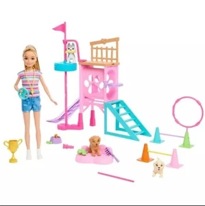 Barbie And Stacie To The Rescue Puppy Playground Playset With Doll - Picture 1 of 5