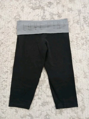 PINK Victoria's Secret  Vintage Y2K  Foldover Capri Leggings ~ Womens Size M - Image 1 of 4