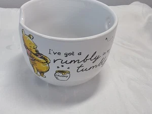 Winnie The Pooh Soup Bowl "I've Got A Rumbly In My Tumbly" Ramen - Picture 1 of 8