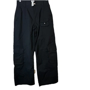 Cotton:On Damen Hayden Cargo Hose Taschen Relaxed weites Bein schwarz Gr. 6 NEU - Bild 1 von 11