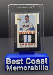 1997 Upper Deck Game Jersey GJ3 Rey Ordonez mit Nadelstreifen New York Mets - Bild 1 von 2