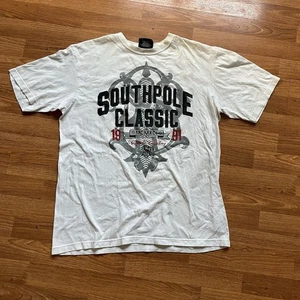 Vintage Y2K 90s Southpole tee  Size XL 3D Emblem - Picture 1 of 4