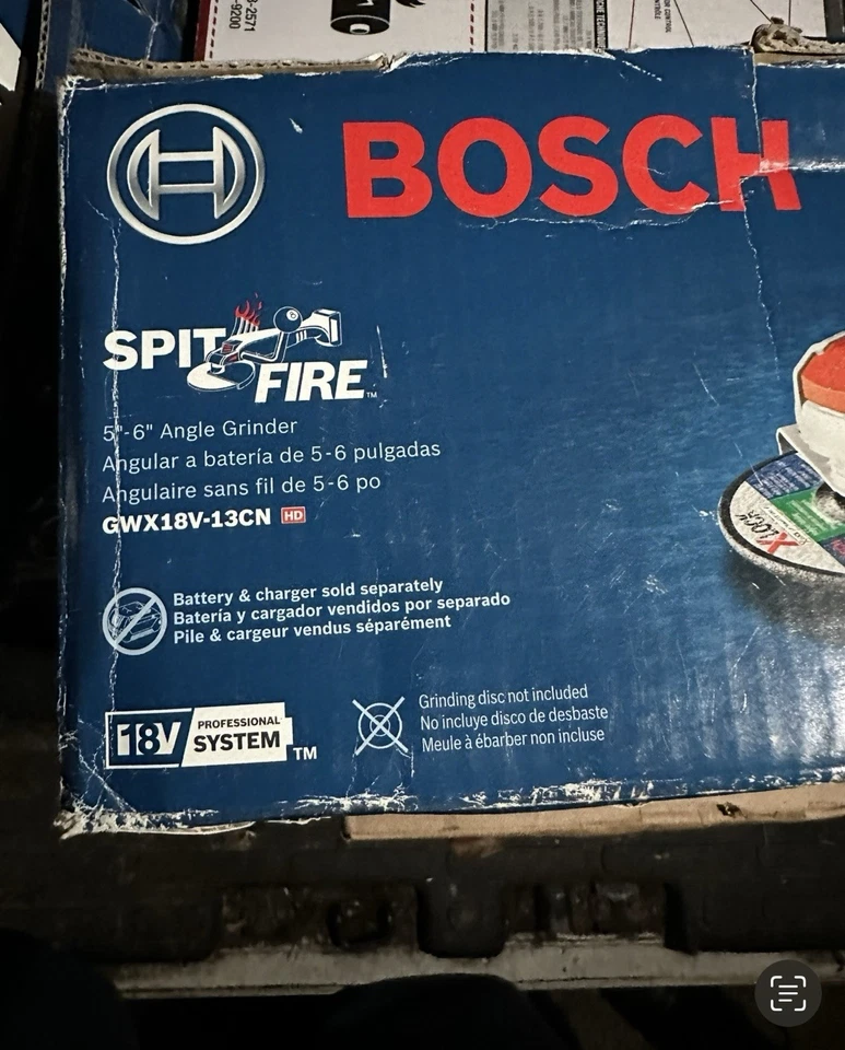 BOSCH GWX18V-13CN Brushless 18V X-LOCK 13 Amp 6 In. Angle Grinder  - Image 1 of 1