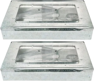 Humane Mouse Trap 2-Pack – No Winding or Resetting, Non-Jamming, Clear Silver - Picture 1 of 8