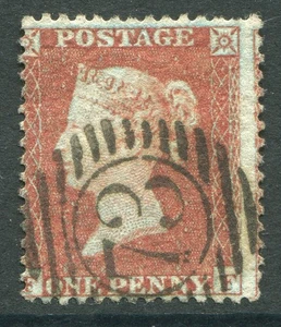 (123) OTTIMO USATO POCO SG22 QV 1d ROSSO MARRONE 14 PERF PICCOLA CORONA WMK Die I - Foto 1 di 1