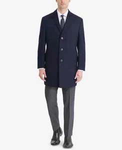 Abrigo para hombre Calvin Klein Prosper X-Fit talla 42S-azul - Imagen 1 de 3