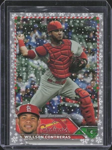 2023 Topps Holiday #H175 Willson Contreras Metallic - Picture 1 of 2