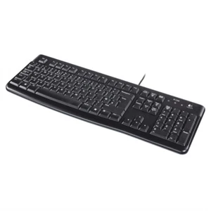 Tastiera LOGITECH K120 USB - 920-002489 - QWERTZ - Foto 1 di 1