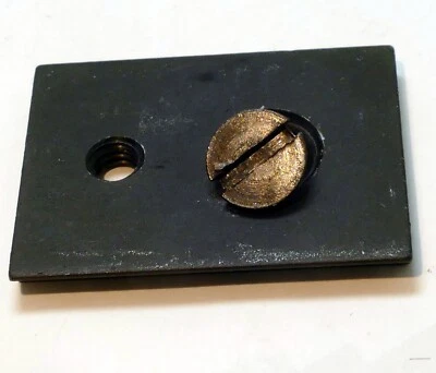 33X44mm Metal Plate for Tripod vintage w/ 1/4" screw - Image 1 of 4