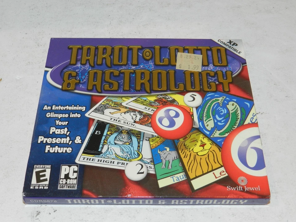 Tarot Lotto And Astrology CD ROM 2003 Cosmi Corp. New Old Stock Sealed - Image 1 of 1