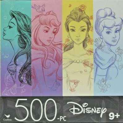 Rompecabezas 500 Piezas Princesas Disney Rompecabezas 14 X 11 Piezas Pequeñas Duro Foto 1 de 3