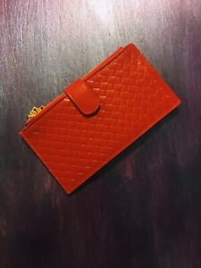 Red Over Sized Ladies Wallet Clutch 