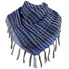 Colorblock Houndstooth Shemagh Desert Scarf Arab Bandana Head Wraps With Tassels