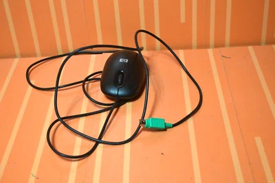 HP MOBJKO P/N: 5188-6230 Black PS/2 Wired 3-Button Optical Scroll Mouse, Black - Image 1 of 3