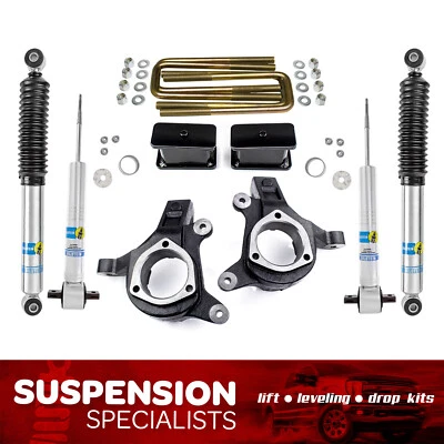 4.75" Lift Kit For 2007-2013 Chevy Silverado 1500 2WD w/ Bilstein 5100 Shocks - Image 1 of 4