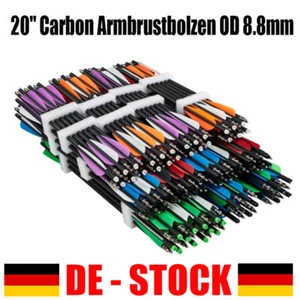 12PACK Bogenschießen 20" Carbon Bolzen Pfeile OD 8.8MM Jagd Weitere Sportarten - Bild 1 von 45