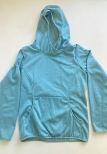 Mountain Designs Size 8 Blue Hoodie Kangaroo Pocket Outdoor Hiking Comfort - Picture 1 of 10