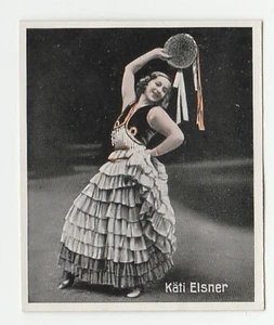 1930s German Dance Floors Of The World Tobacco card #053 Kati Elsner - Picture 1 of 2