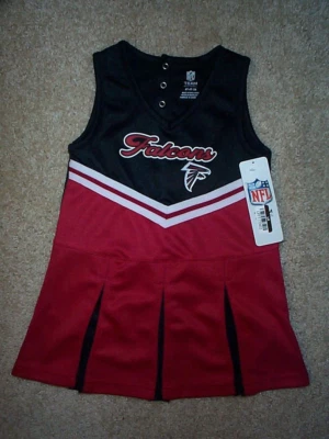 (2025-2026) Платье черлидера Atlanta Falcons NFL МАЛЫШ (4-4T) - Изображение 1 из 2