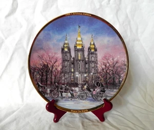 Placa de coleccionista 1994 colección Tiffany PEACE ON EARTH EDICIÓN NAVIDAD - Imagen 1 de 5
