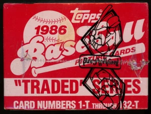 1986 Topps Baseball Traded Set BBCE Owinięta uszczelniona taśma Nienaruszona - Zdjęcie 1 z 2