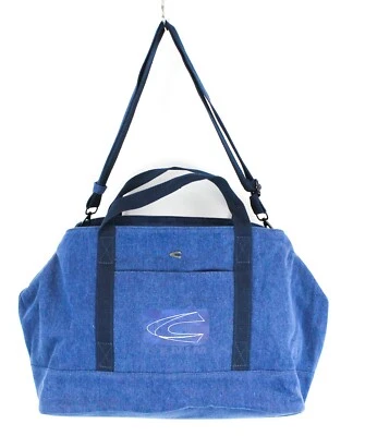 Camel Active Denim Tasche Damen Einheitsgröße Laptop Fach Verstellbar Band Blau - Bild 1 von 4