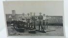 Antique Photo WW1 British Army Infantry Soldiers With Their Field Gun Cannon 
