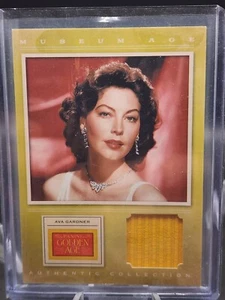 2012 Panini Golden Age MUSEUM AGE Relic #10 AVA GARDNER (Actress) Yellow Dress - Picture 1 of 2