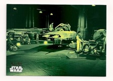 2018 STAR WARS A NEW HOPE BLACK AND WHITE #124 PRE-FLIGHT PREP #/99 GREEN