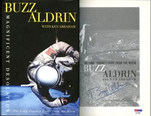 Buzz Aldrin SIGNED Magnificent Desolation Book 1st Ed NASA PSA/DNA AUTOGRAPHED - Imagen 1 de 1
