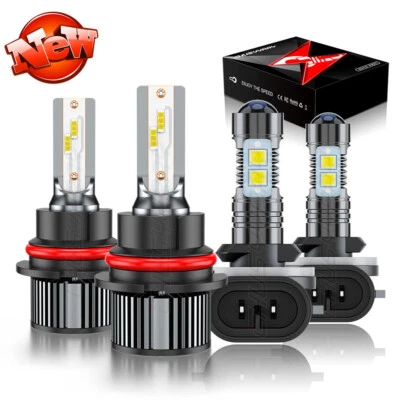 Para Para Dodge Dakota 2001-2004 Combo 9007 LED Faro 881 Niebla Bombillas Kit Foto 1 de 4