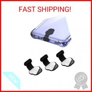 TIESOME 3Packs Prise Poussière USB C, pour Téléphone USB Type C Port Silicone Cache Poussière Ca - Photo 1 sur 2