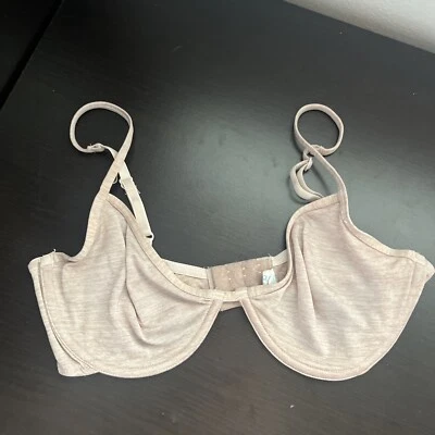 Sujetador Demi Vintage Beige Sin Forro 36D Lirio de Francia 1427 Y2K Años 90 Foto 1 de 4