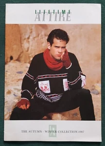 Lifetime Attire; 1987 vintage men's clothing magazine/brochure; FREE ship!!! - Picture 1 of 8