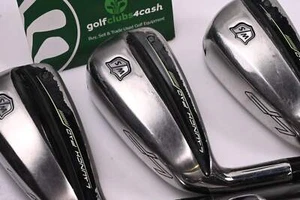 Left Hand Wilson Launch Pad 2022 Irons / 5-PW / Regular Flex Evenflow Green 65 - Picture 1 of 7