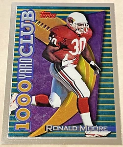 1994 Topps Finest Football 1000 YARD CLUB, Cardinals RONALD MOORE #13/32 - Picture 1 of 2