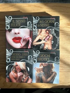 LOTTO 4 LIBRI PIZZO NERO TUTTO SUL SESSO EDIZIONE RUSCONI 2012 - Picture 1 of 8
