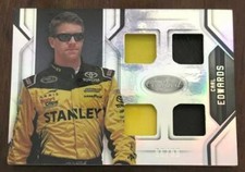 CARL EDWARDS - 2016 Certified - Complete Materials Mirror Silver - S/N 96/99