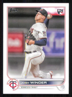 2022 Topps Update #US6 Josh Winder RC - Image 1 of 2