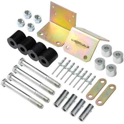 Lower Roller Bracket Kit Bundle with Rollers & Hardware for Peterbilt 379 Both - Image 1 of 4