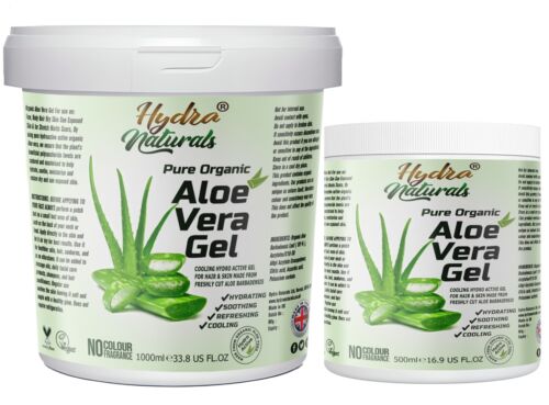 Aloe Vera Gel 100% Pure Natural Organic Multipurpose Soothing Hair & Skin Care 