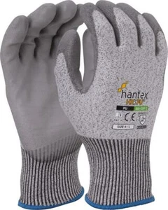 Hantex® HX5PU ISO D Cut Resistant 5 Gloves Flexible Light Weight PU Coated HPPE - Picture 1 of 3