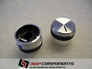 (3 Stk.) 5616.6614 - Drehknopf mit Anzeige Aluminium Ø20x15mm, Achse 6mm, Mentor - Picture 1 of 3