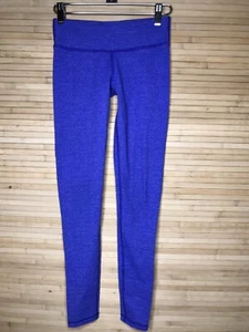 IVIVVA Girls Purple Herringbone Thick Knit Leggings Yoga Pants Sz 12 - Picture 1 of 4